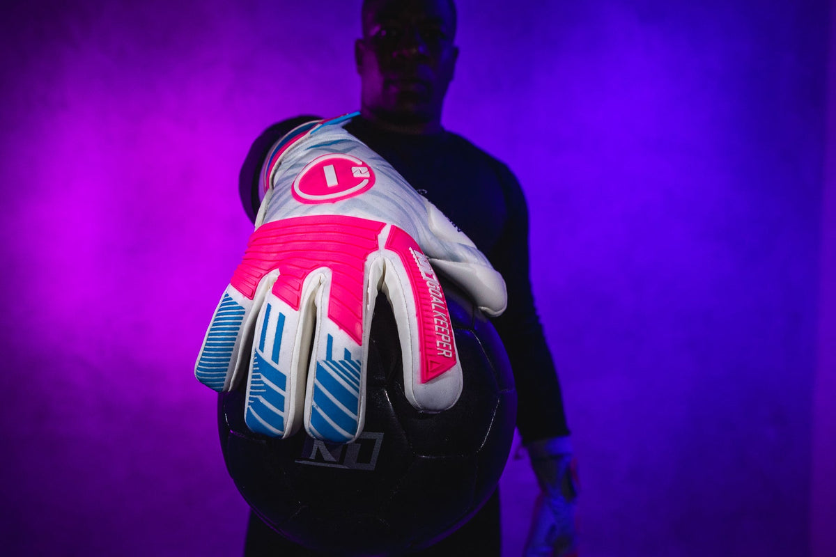 Guantes de portero Ares 2.0 UGT+ II Blue/Pink#Color_Blue/Pink