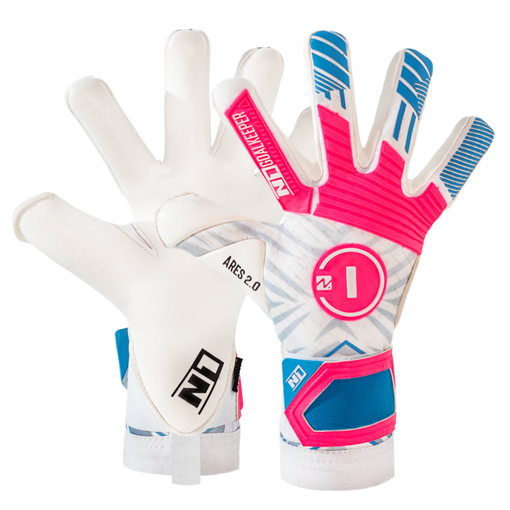Guantes de portero Ares 2.0 UGT+ II Blue/Pink#Color_Blue/Pink