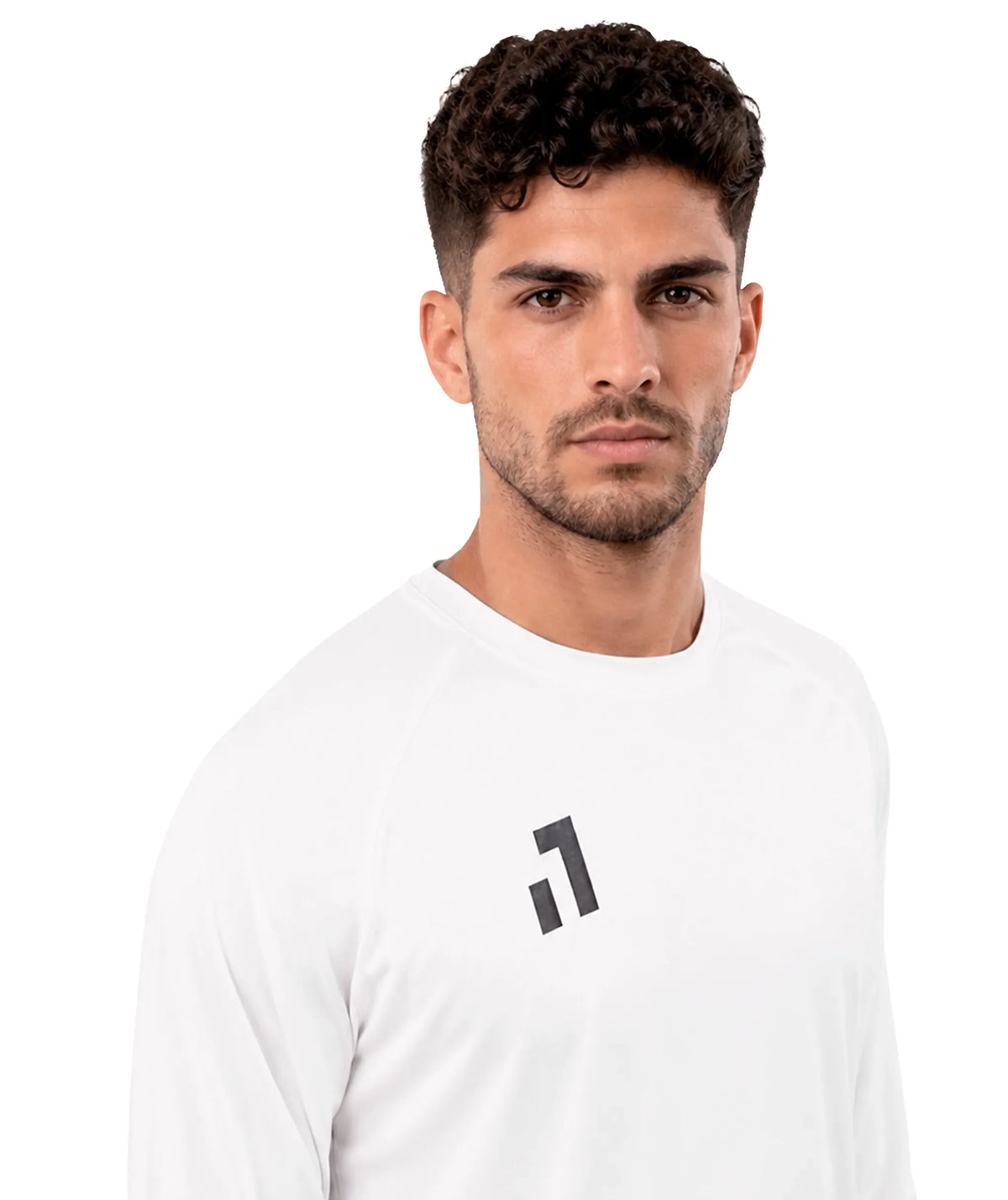 Camiseta de entrenamiento manga larga White