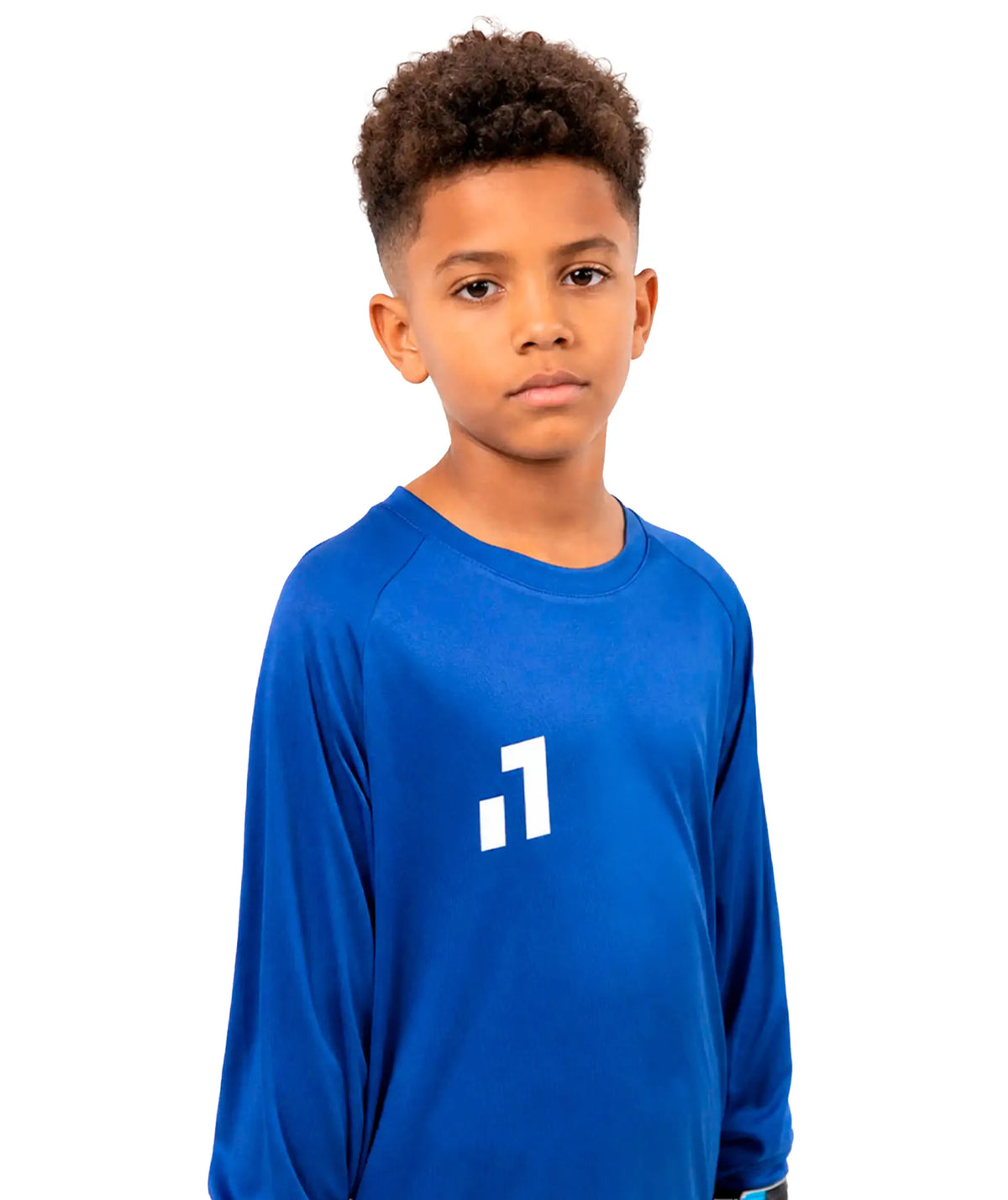 Camiseta de entrenamiento manga larga niños Blue