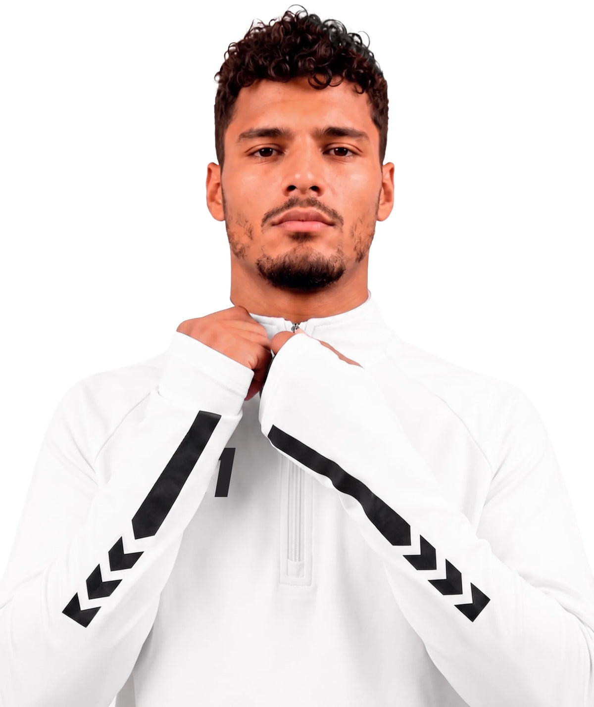 Sudadera técnica de entrenamiento White#Color_White