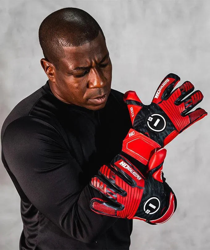 Guantes de portero Ares 2.0 UGT+ II Red/red#Color_Red/red