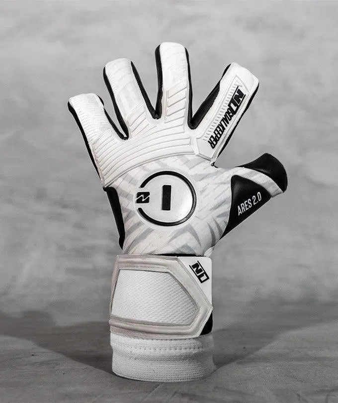 Guantes de portero Ares 2.0 UGT+ II White/black#Color_White/black