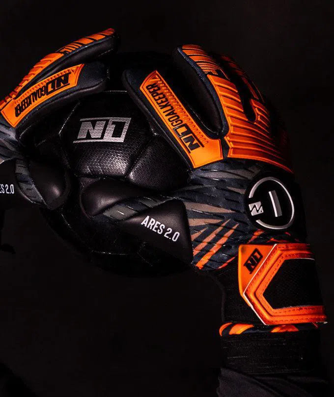 Guantes de portero Ares 2.0 UGT+ II Orange/black#Color_Orange/black