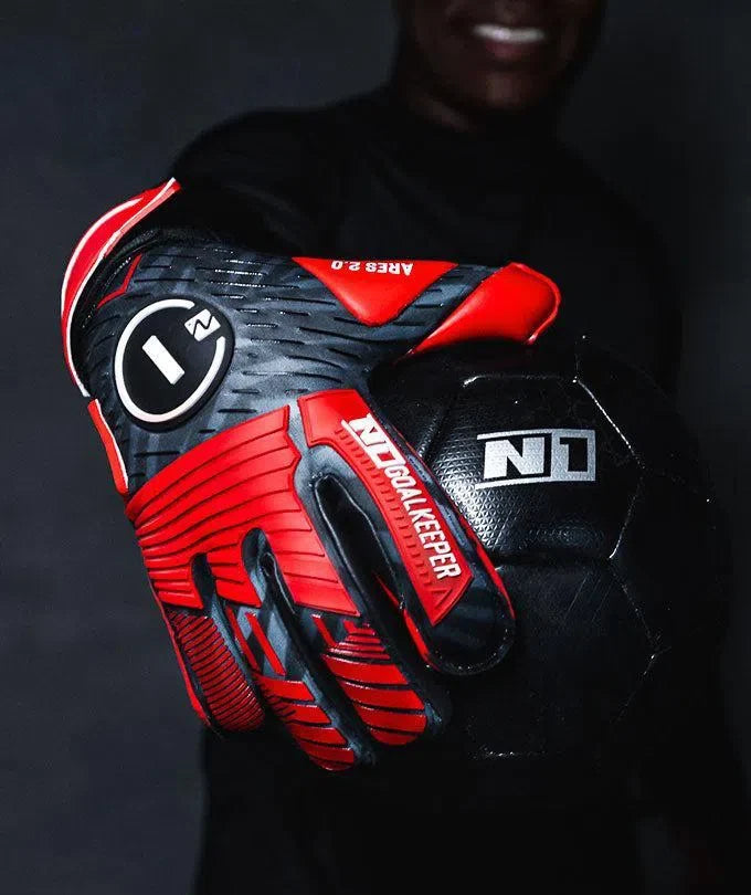 Guantes de portero Ares 2.0 UGT+ II Red/red#Color_Red/red
