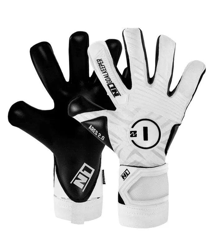 Guantes de portero Ares 2.0 UGT+ II White/black#Color_White/black