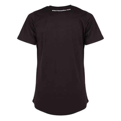 Cotton Long T-Shirt Black
