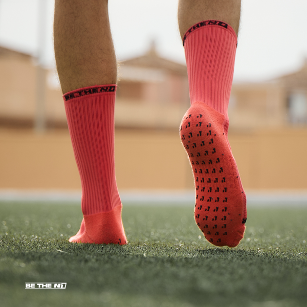 N1 Grip Socks - Red