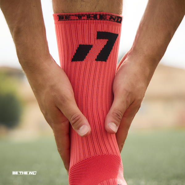 N1 Grip Socks - Red