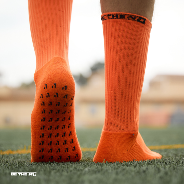 N1 Grip Socks - Orange