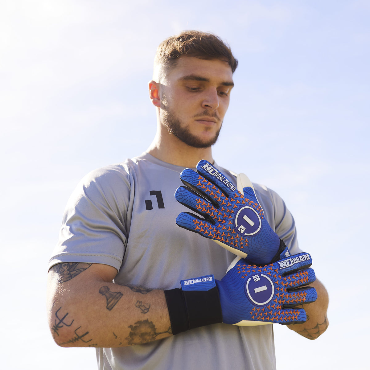 Guantes de portero Scorpius 2.0 UGT+ II Blue/Orange#Color_Blue/Orange