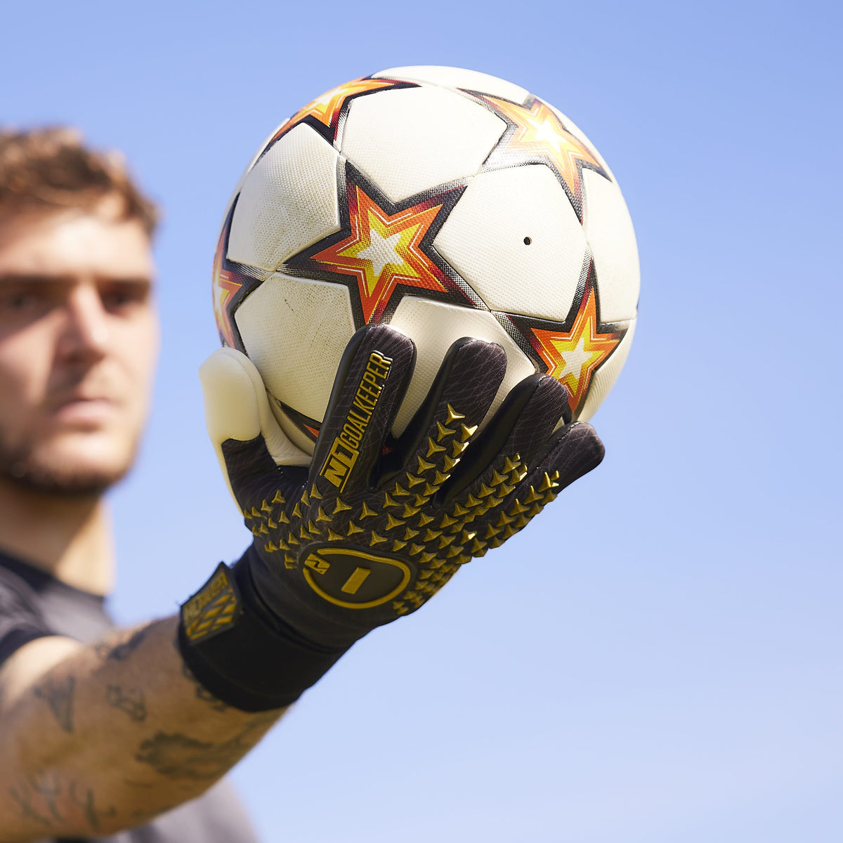 Guantes de portero Scorpius 2.0 UGT+ II Golden Black#Color_Golden Black