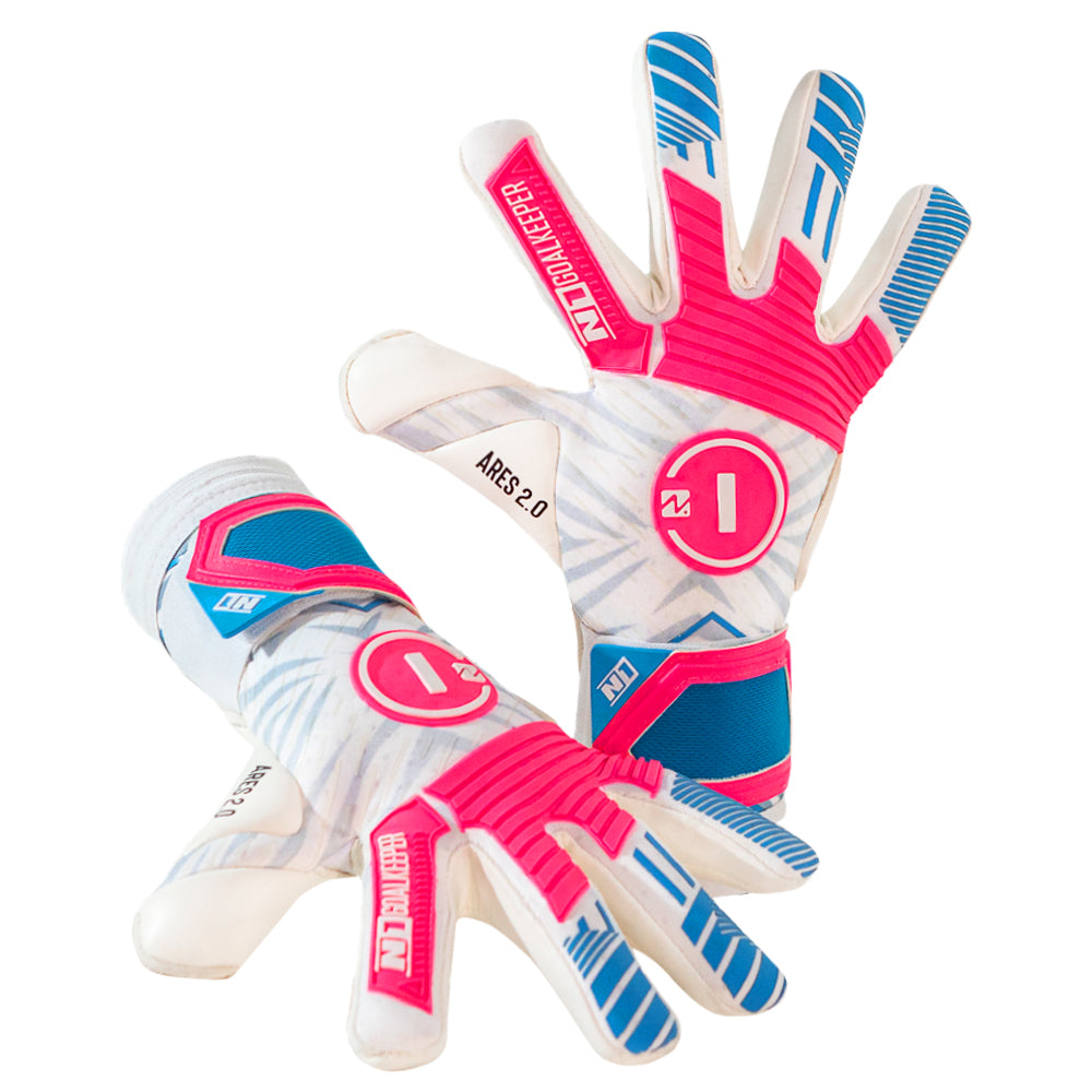 Guantes de portero Ares 2.0 UGT+ II Blue/Pink#Color_Blue/Pink