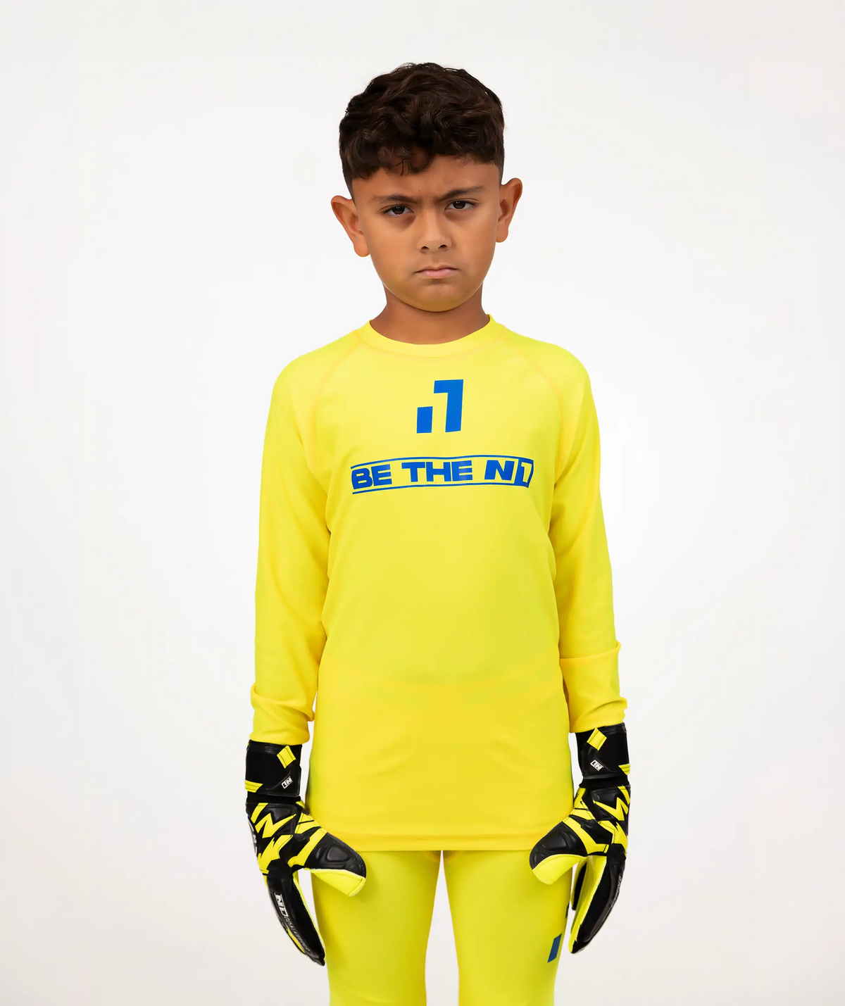 Camiseta térmica de manga larga Niños Yellow#Color_Yellow