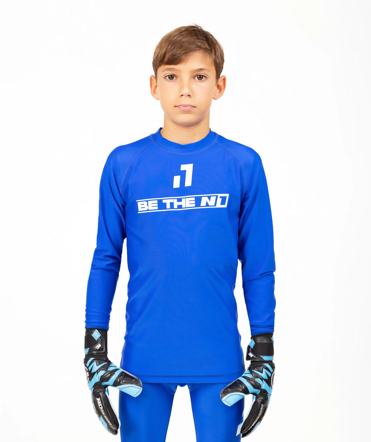 Camiseta térmica de manga larga Niños Blue#Color_Blue