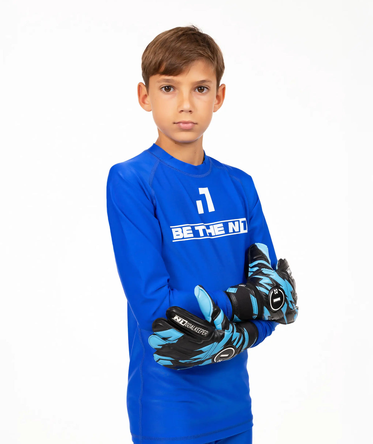 Camiseta térmica de manga larga Niños Blue#Color_Blue
