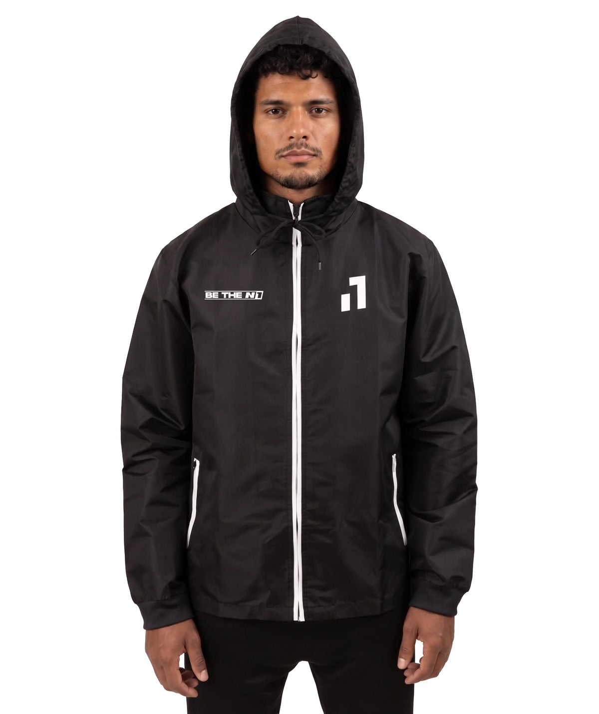 Chubasquero Black & White#Color_Black & White