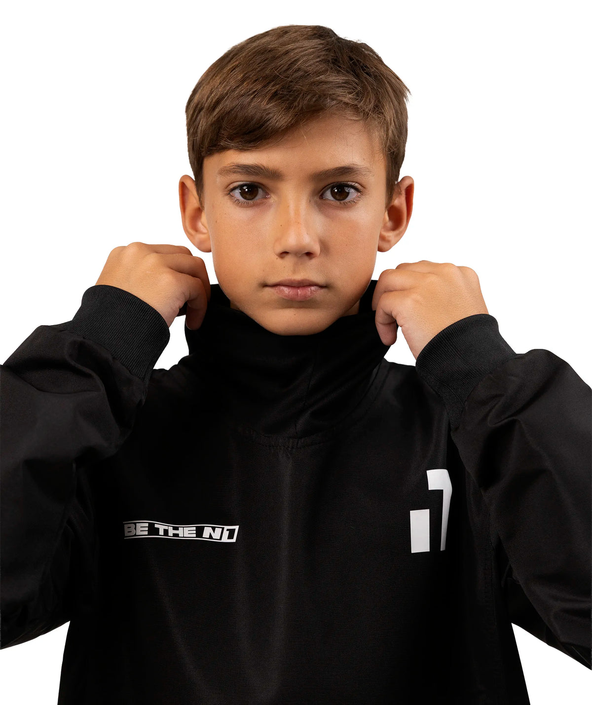 Chubasquero de entrenamiento Niños Black#Color_Black