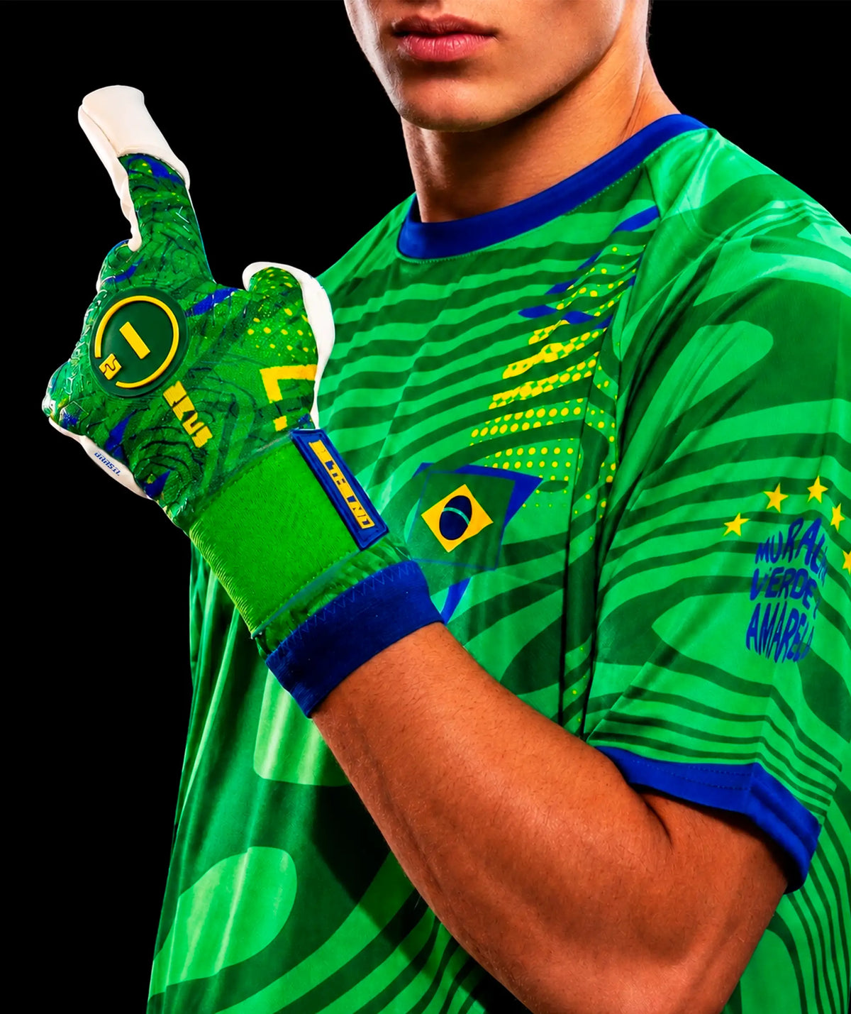 Guantes de portero Zeus 2.0 WC26 Brasil V1#Color_Brasil V1