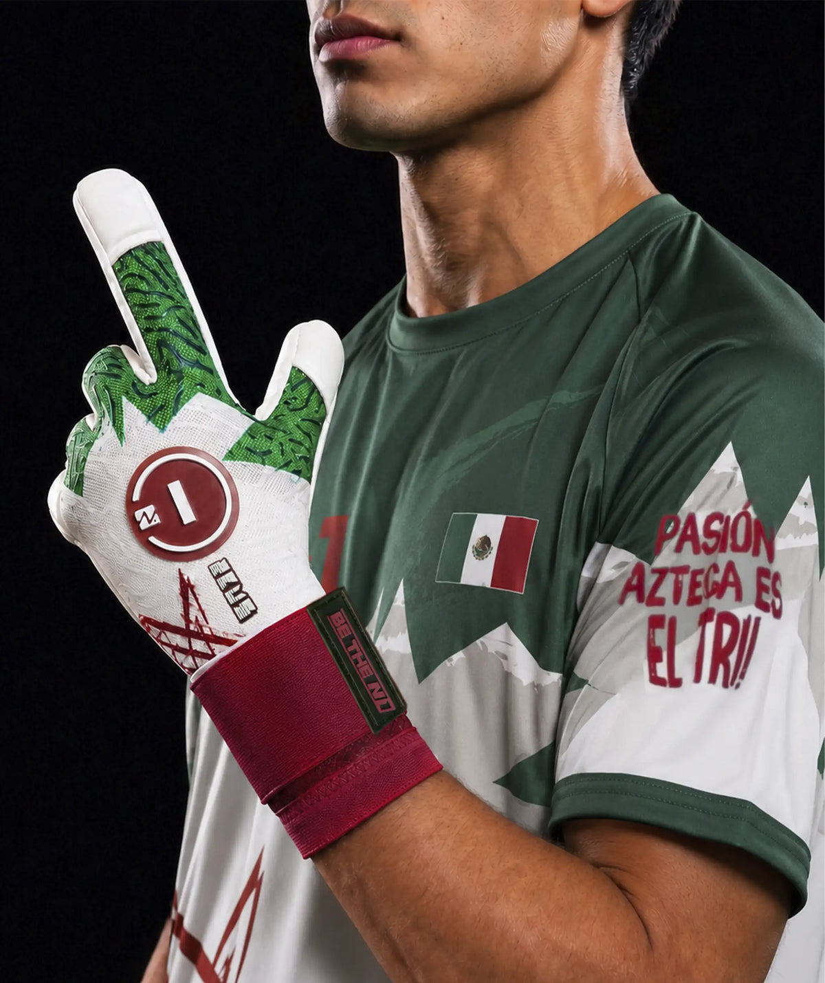 Guantes de portero Zeus 2.0 WC26 México#Color_México